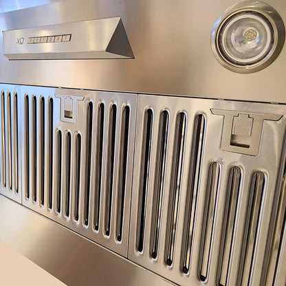 XO APPLIANCE XOIL3619SC 36" CCC 600/395 CFM Insert Hood Liner in Stainless Steel - XOIL3619SC