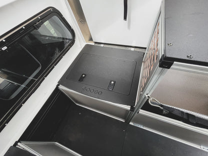 Goose Gear Camper System - Midsize Truck 5Ft Bed - Passenger Side Front Utility Module - 2788-GGR-SH
