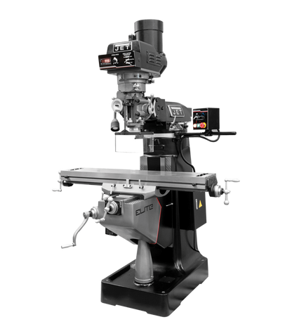 JET Elite EVS-949 Mill with X, Y-Axis JET Powerfeeds and USA Made Air Draw Bar - JT9-894306