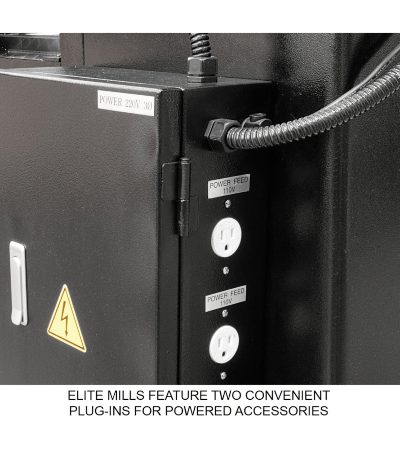 JET Elite EVS-949 Mill with X, Y, Z-Axis JET Powerfeeds and USA Made Air Draw Bar - JT9-894308
