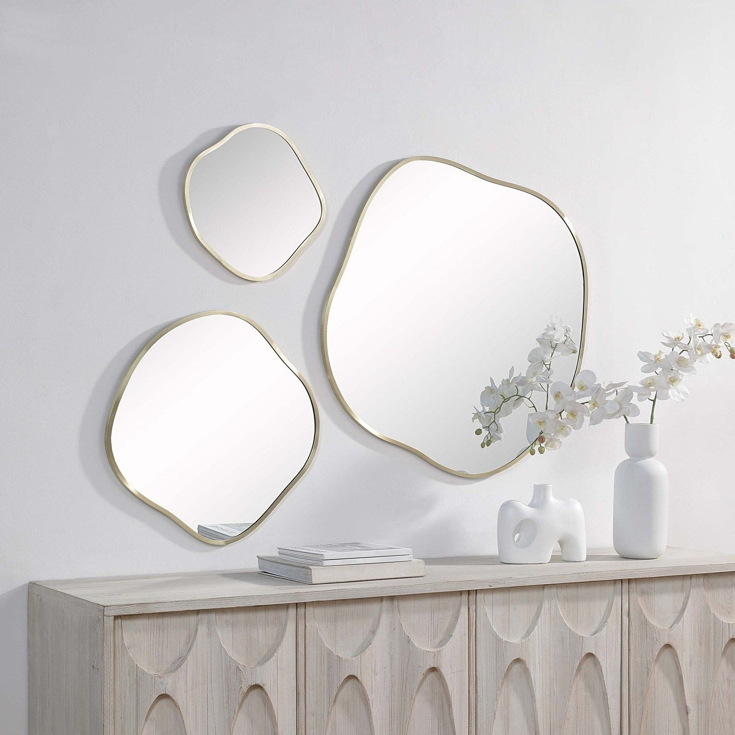RenWil Nucleus Round, Irregular Mirror Only for Renwil Brand (collaboration with Steven Sabados) - MT2549