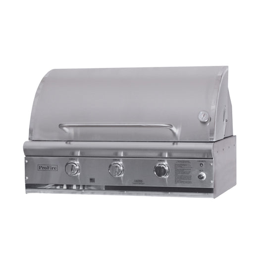 ProFire Deluxe Briquette Series 36-Inch Built-In Grill -  BQDLX36G-P