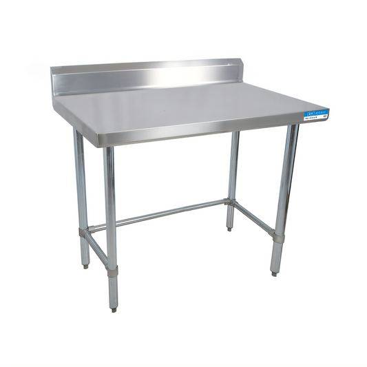 BK Resources SVTR5OB-9630 Stainless Steel Prep Tables - SVTR5OB-9630