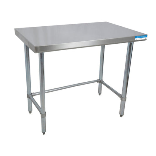 BK Resources QVTOB-3624 Stainless Steel Prep Tables