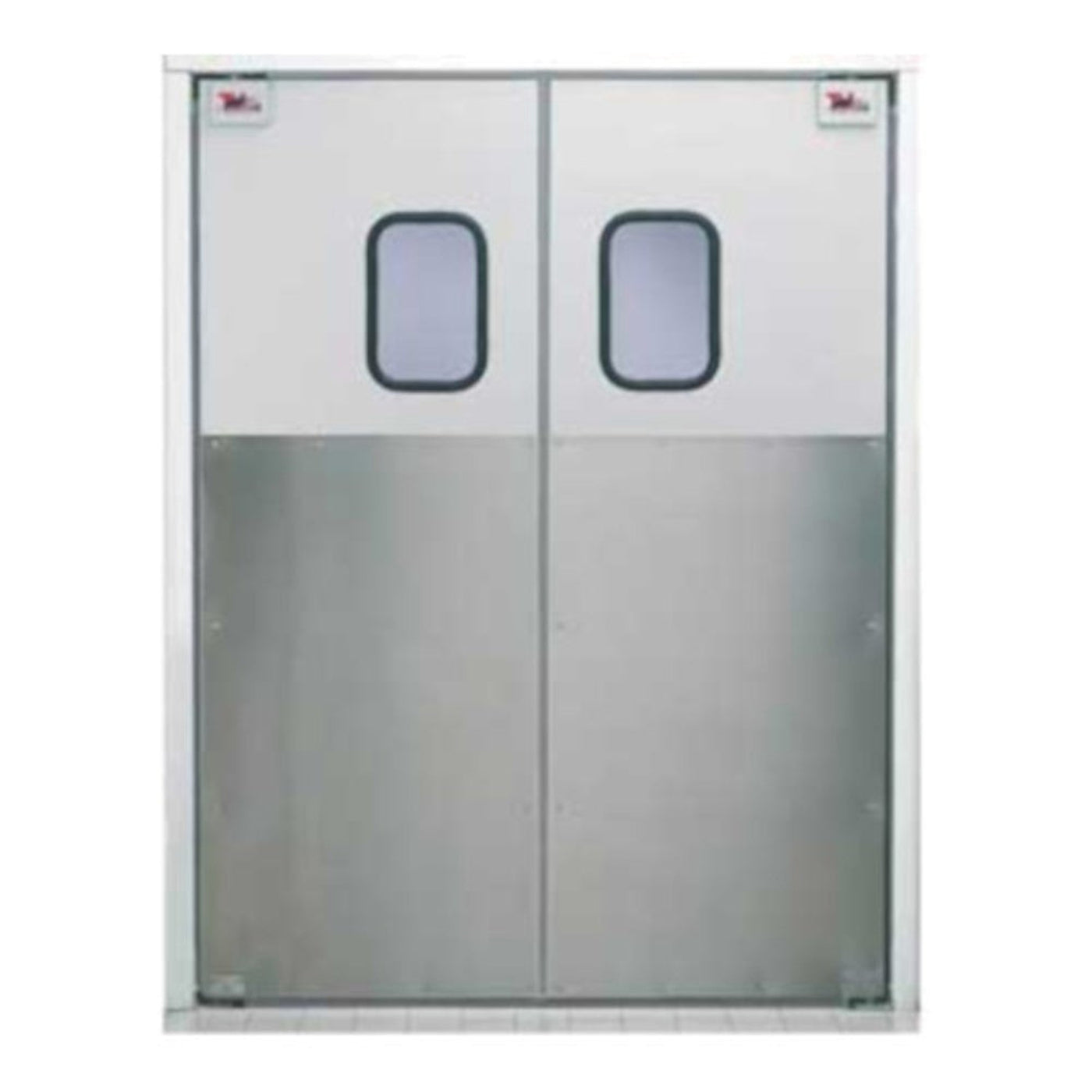 Curtron SPD-30-AL-DBL-8484 84" x 84" Service-Pro Series 30 Double Swing Door - CUSPD30ALDBL8484