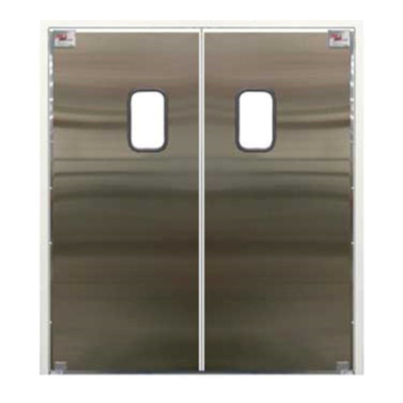 Curtron SPD-30-SS-DBL-4296 42" x 96" Service-Pro Series 30 Double Swing Door - CUSPD30SSDBL4296