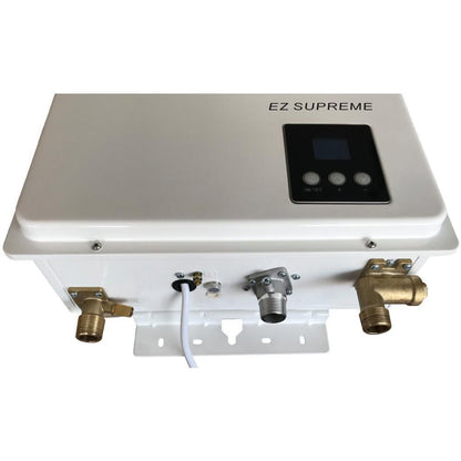 EZ Tankless EZSUPLPG Indoor Supreme on Demand 8.2 GPM 165000 BTU Liquid Propane Tankless Water Heater with Direct Vent Flue Pipe Kit New